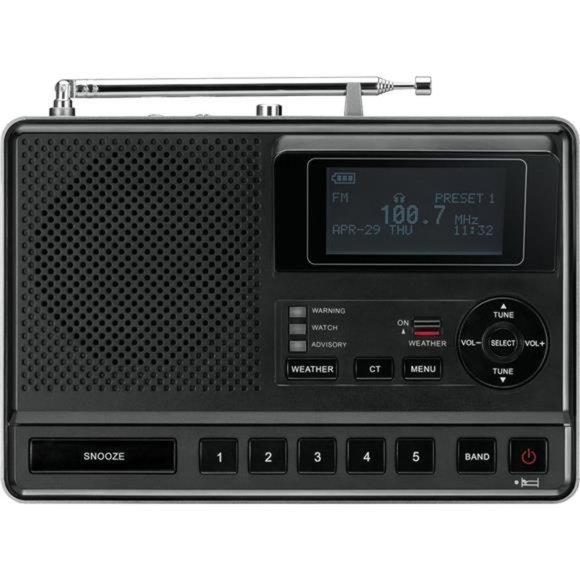 CL-100 NOAA, S.A.M.E and Public Alert Certified Weather Alert Table-Top Radio - Picture 2 of 6